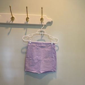FOREVER 21 lilac mini skirt
